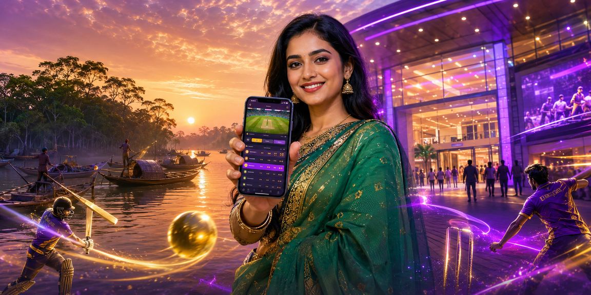 সুন্দরবনের পটভূমিতে ক্রিকেট বেটিং উপভোগ করছেন একজন বাংলাদেশি ব্যবহারকারী